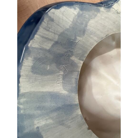 1970s Sittre Ceramic Denim Newsboy Cap – Signed “The Kid” Ashtray / Catchall - Picture 6 of 6